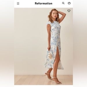 Reformation Gavin Dress in Teacup